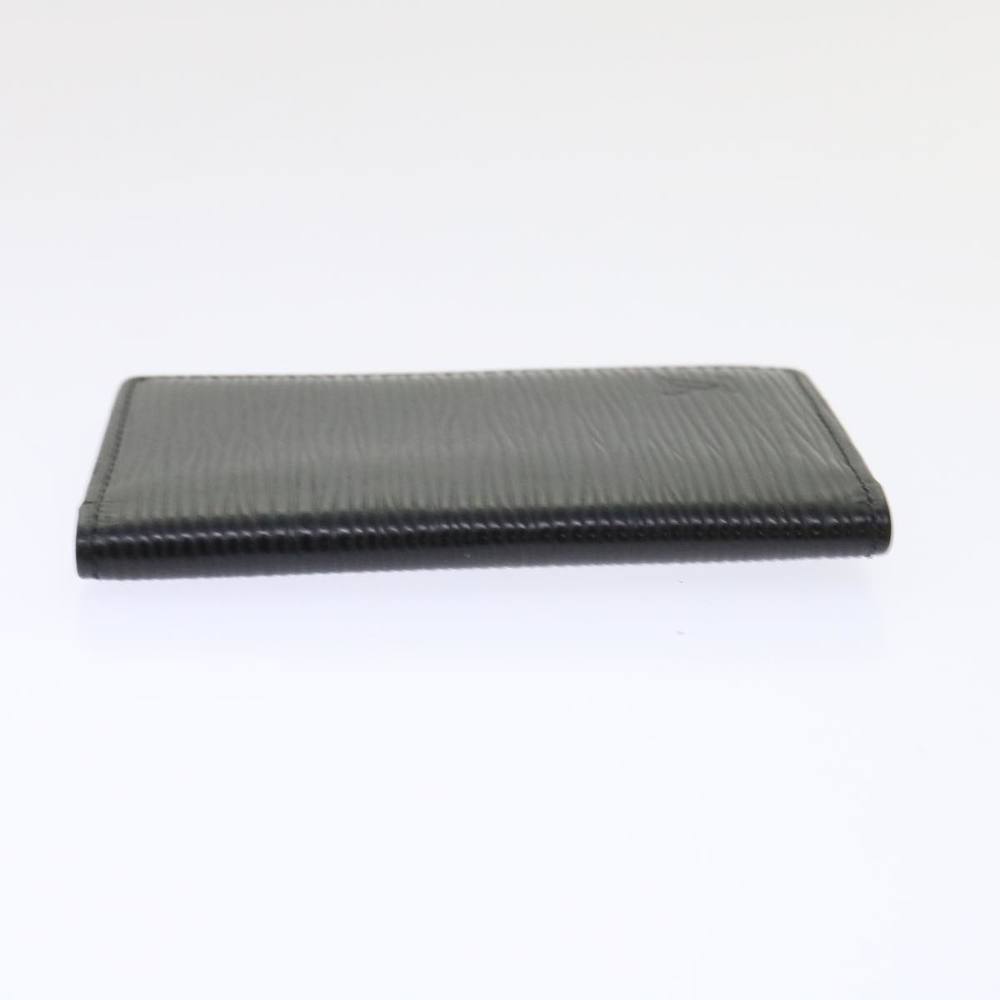LOUIS VUITTON Epi Organizer De Poche Card Case Black M63582 LV Auth 48066 - Picture 3 of 16